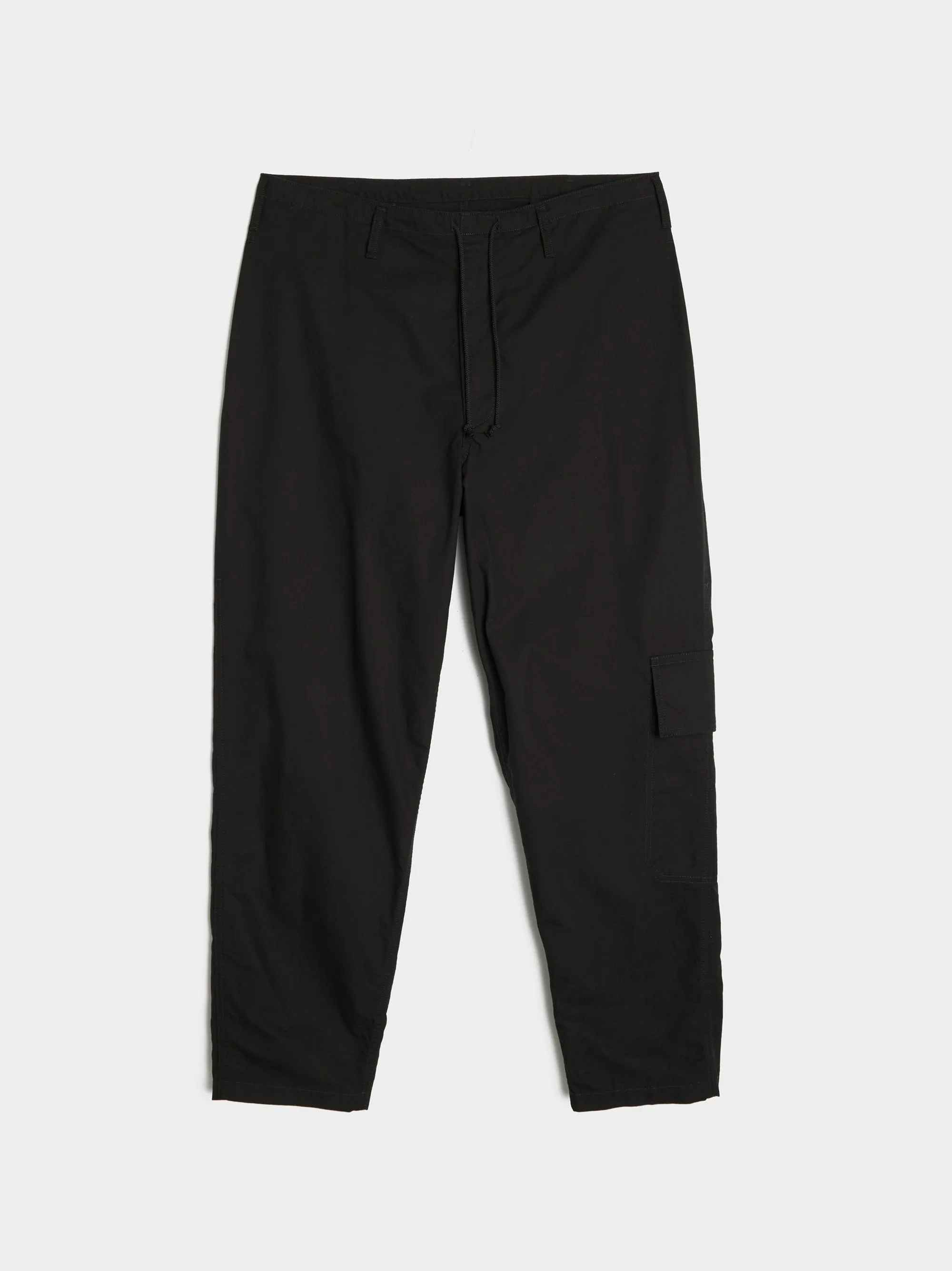 A-Side Tuck Pants, Black