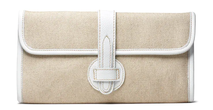 Adrian Linen Clutch - Three Colors