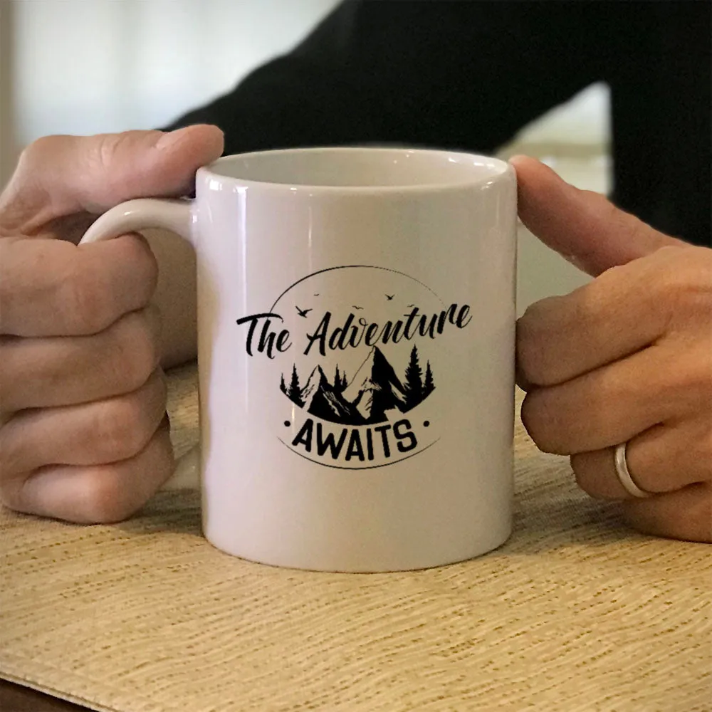 Adventure Awaits Ceramic Coffee Mug