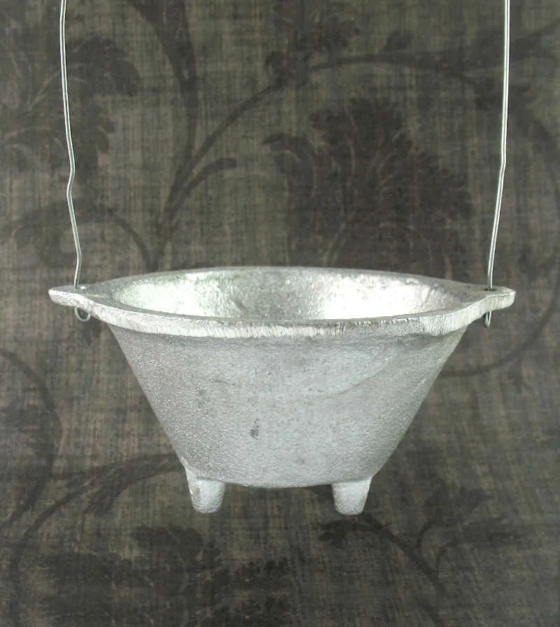 Aluminum Incense Burner With Wire Handle