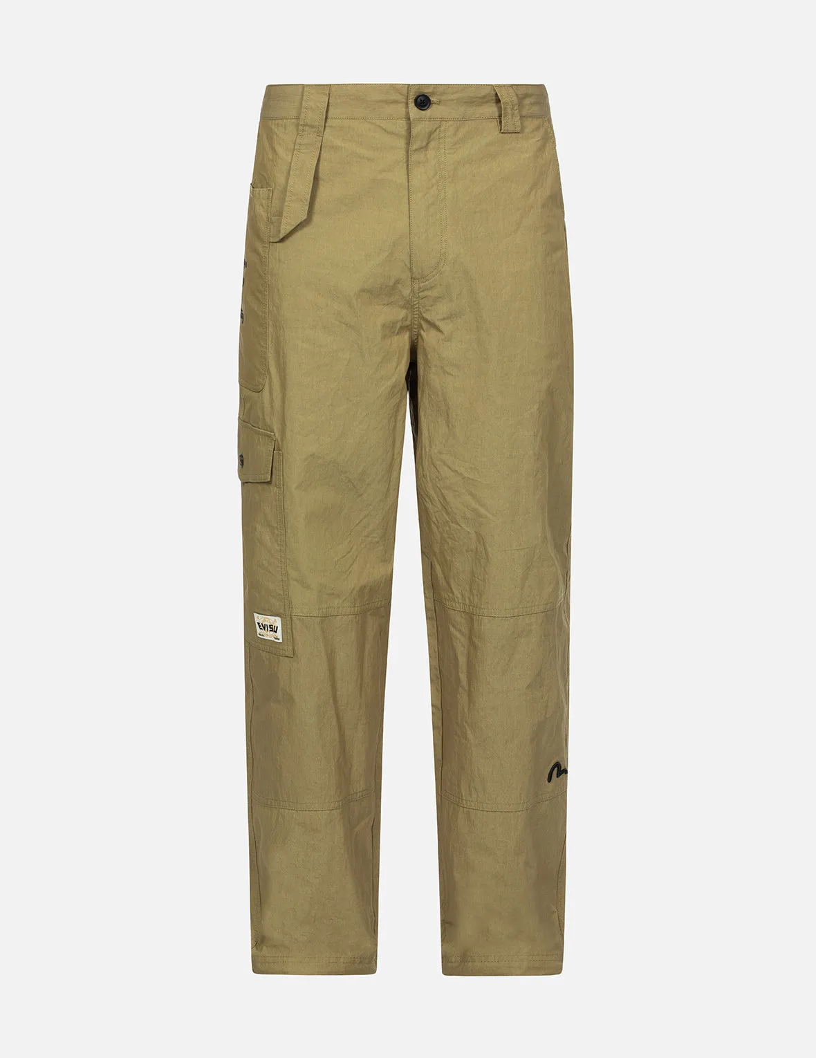 Asymmetric and Multi-Pockets Loose Fit Cargo Pants