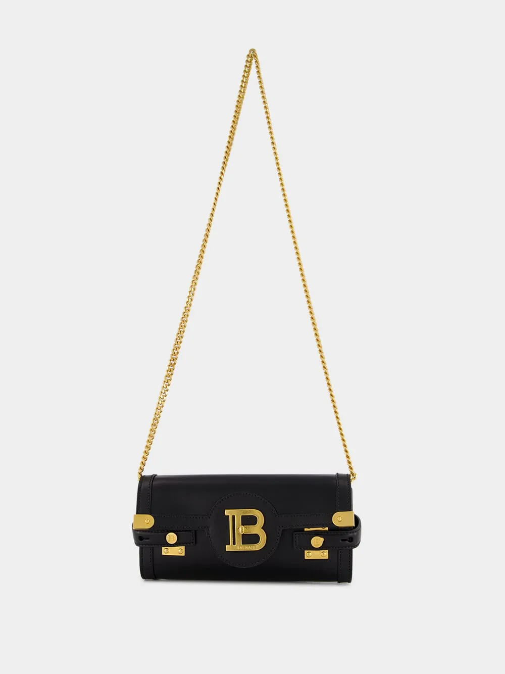 B-Buzz 23 Black Leather Clutch Bag