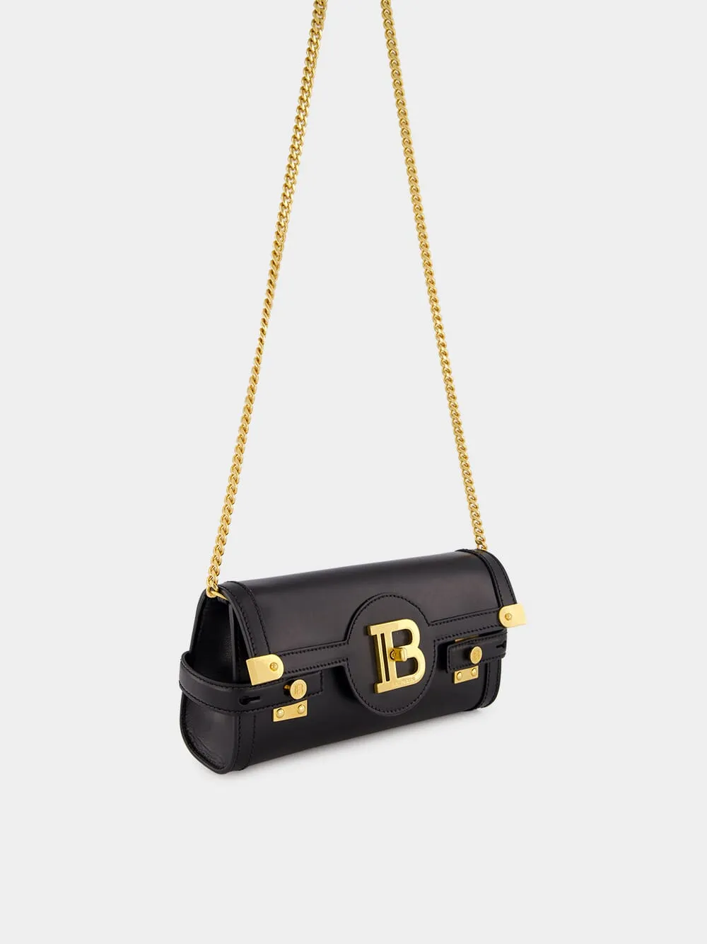 B-Buzz 23 Black Leather Clutch Bag