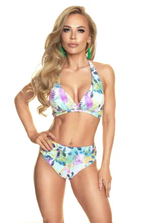 Bahia print Bathing suit thong