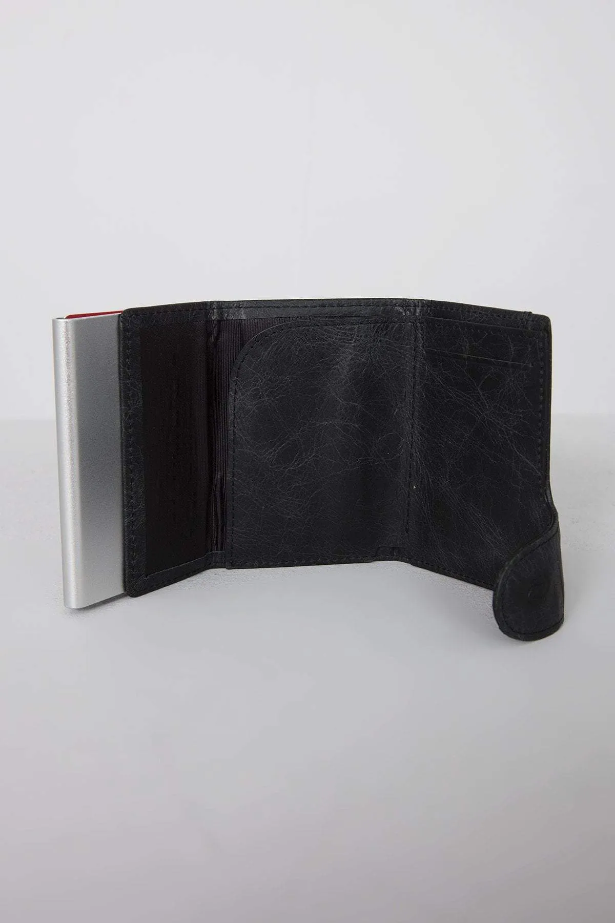 Bank Cards Protector Wallet in Blackwood