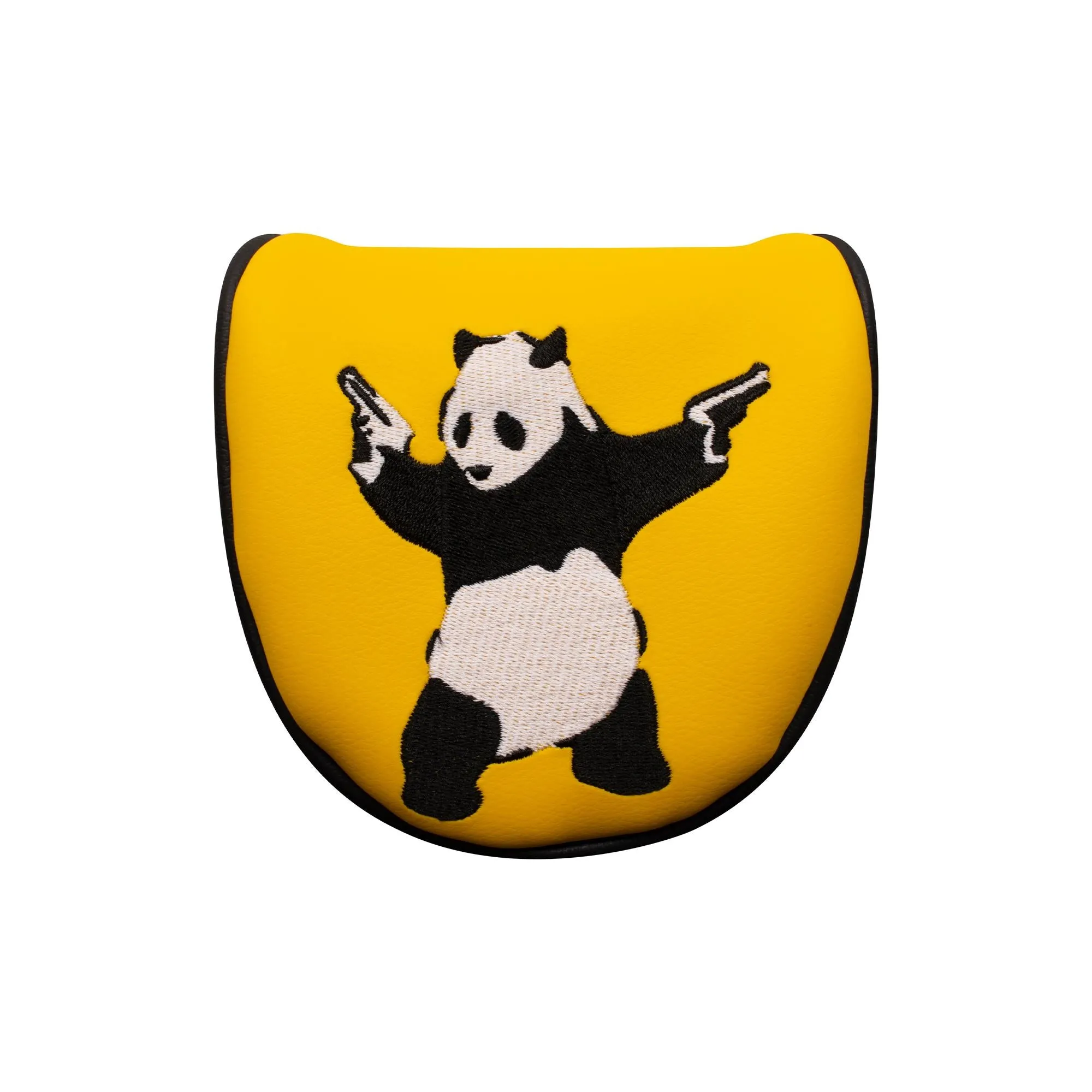 Banksy Bad Panda Mallet Putter Headcover Yellow