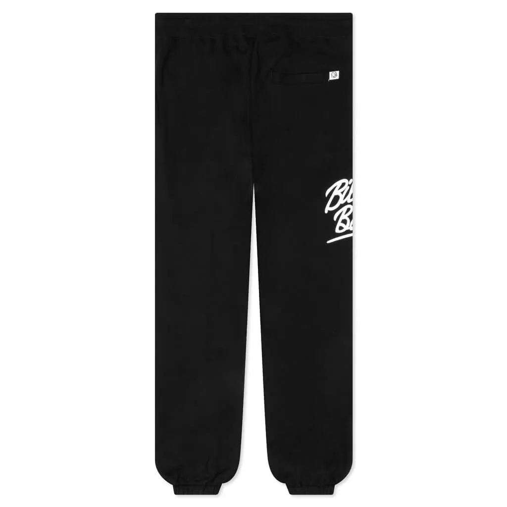 BB Script Sweatpant - Black