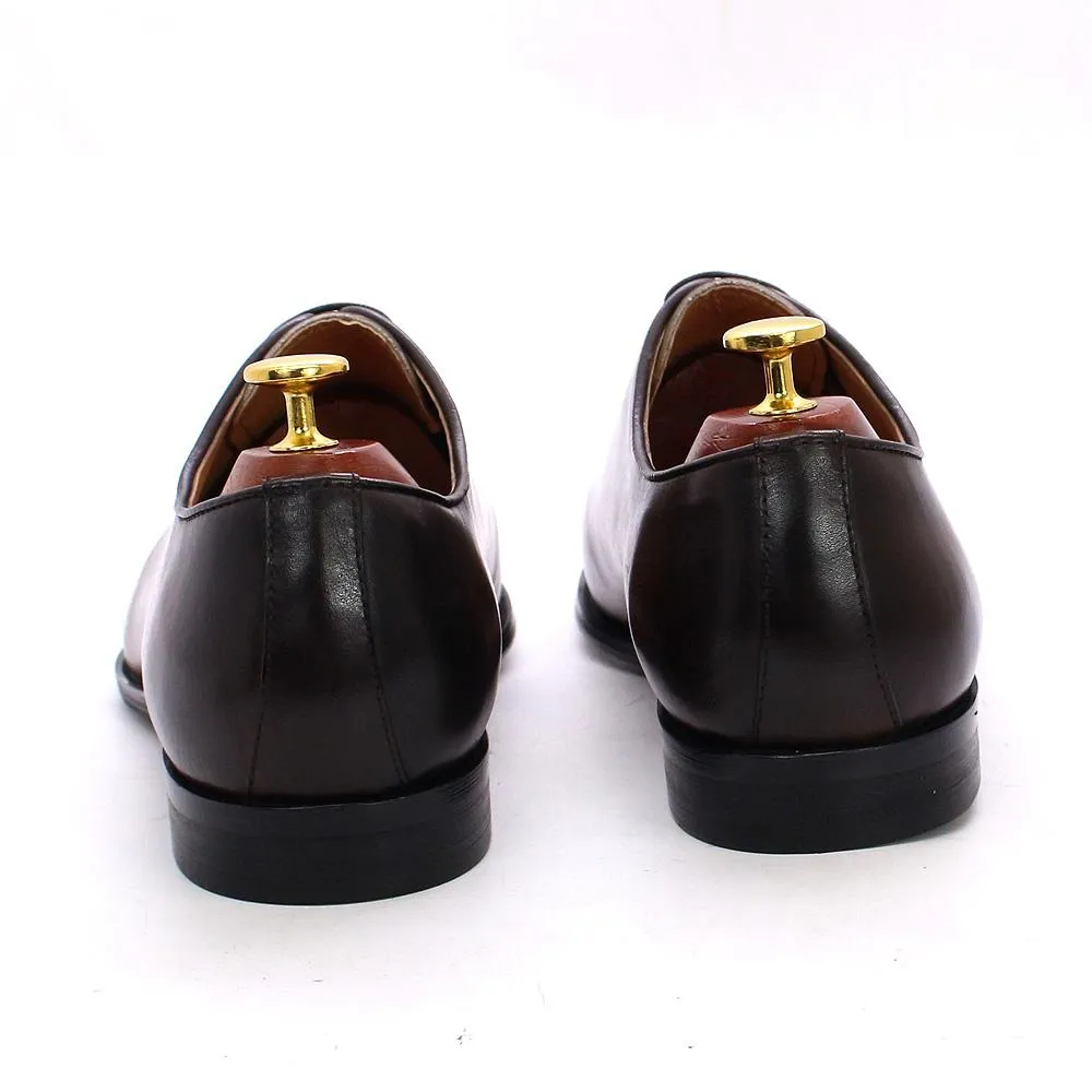 Big Size 6-13 Whole Cut Formal Genuine Leather Oxford Shoes for Men