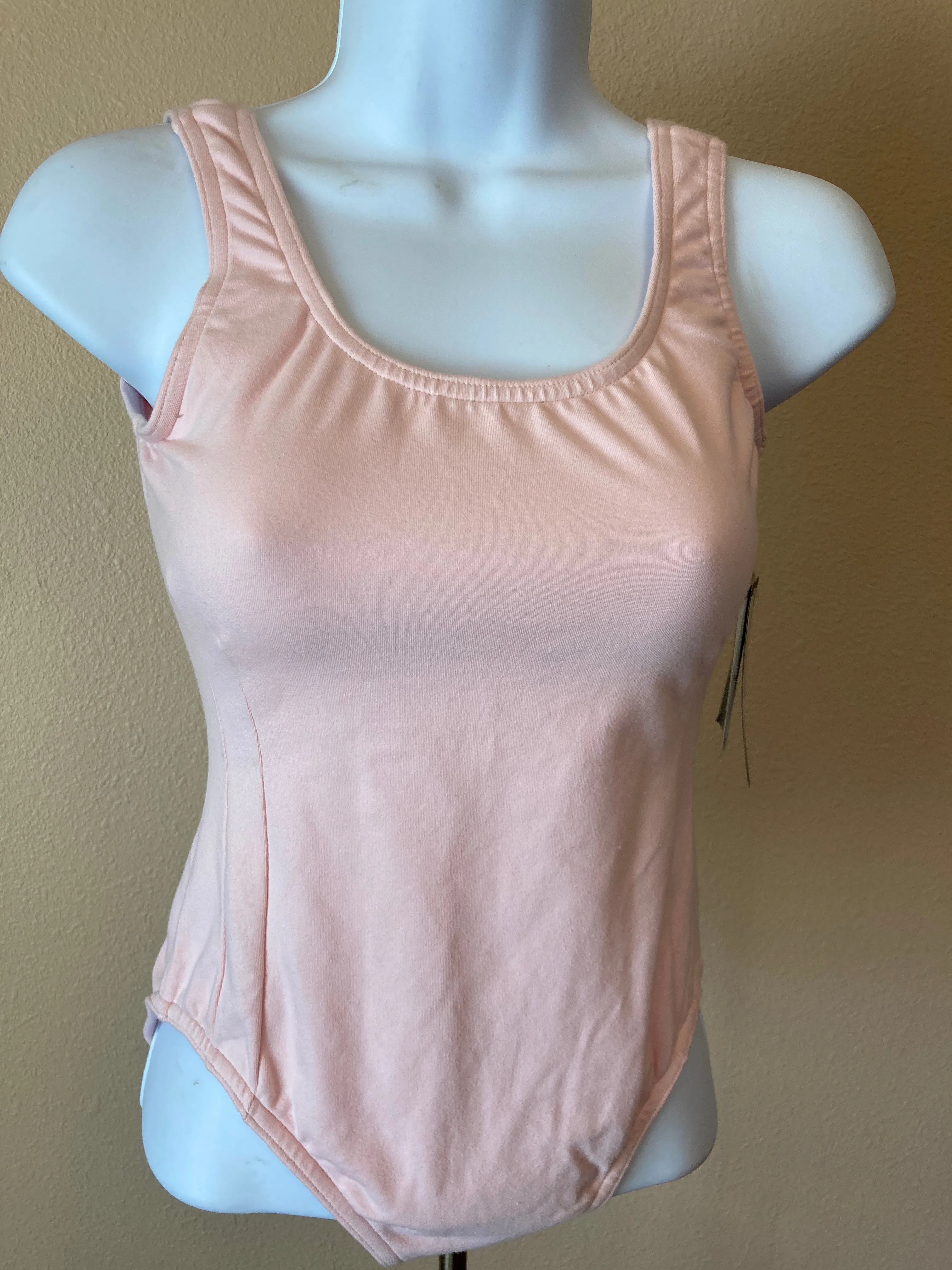 Bloch Tank Pink Darted Ladies Pink Ballet Leotard #L5465