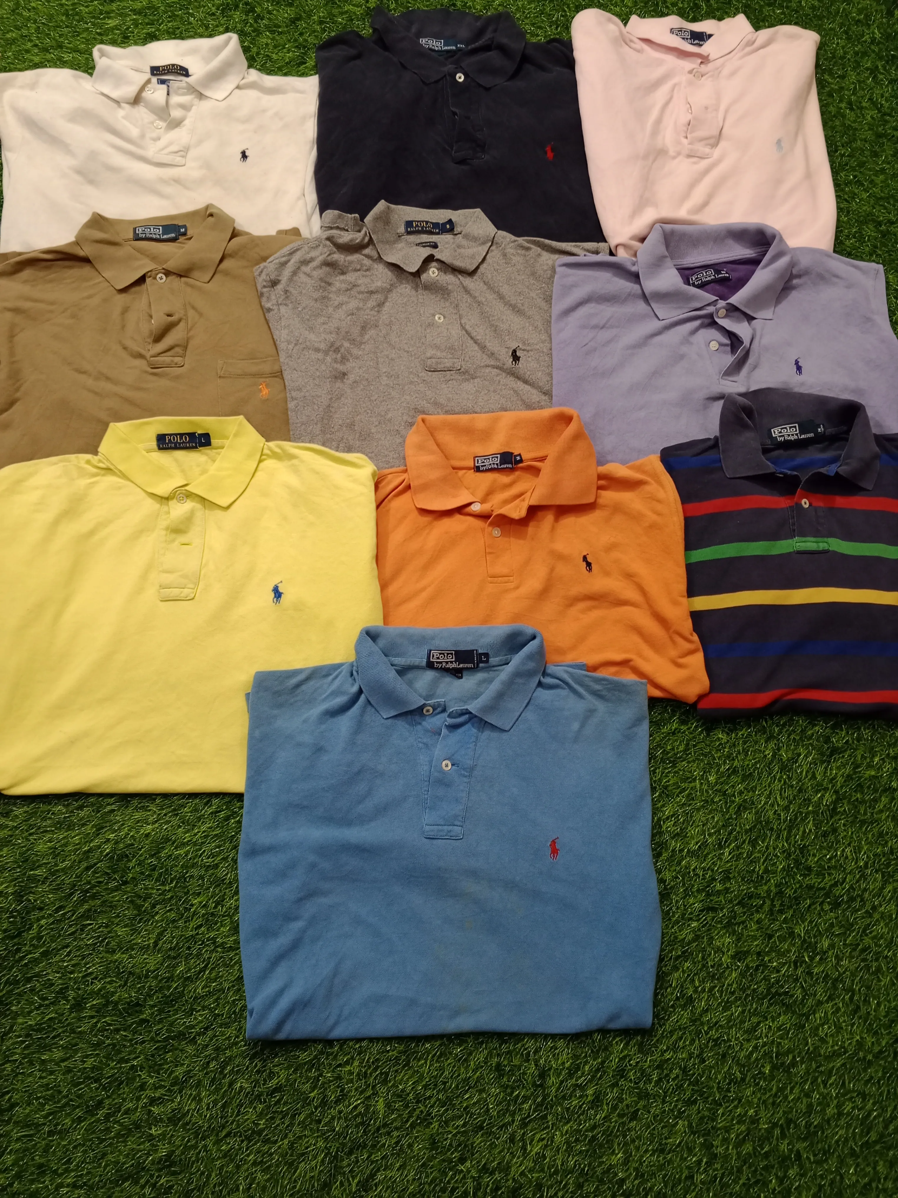 Branded Polo Ralph Lauren round neck and collor tshirts