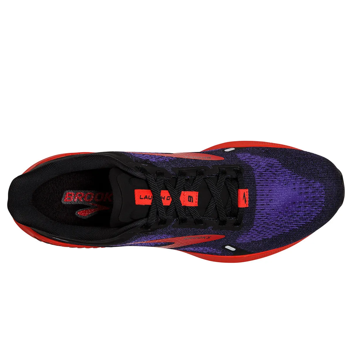 Brooks Launch GTS 9 Mens | Black/deep Blue/red