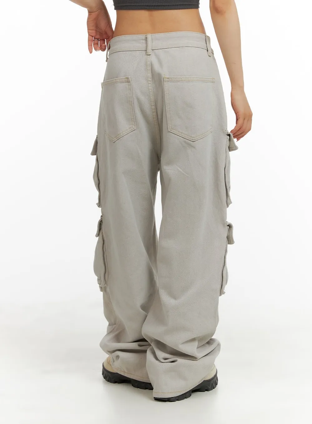 Cargo Pocketed Baggy Pants CM426