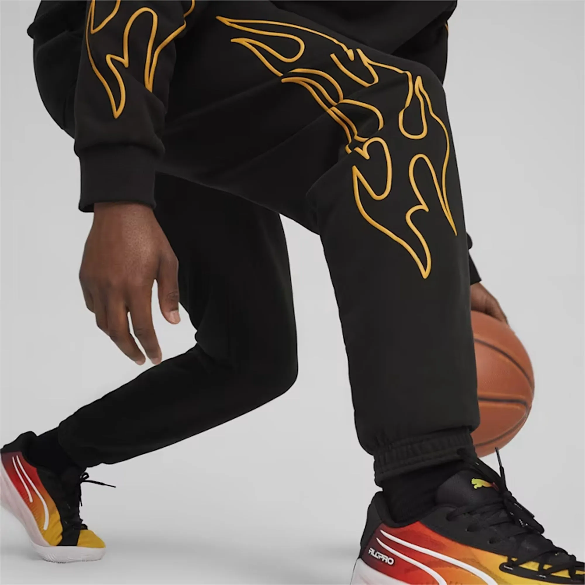 CAUTION BASKETBALL TRACK PANTS 'BLACK'