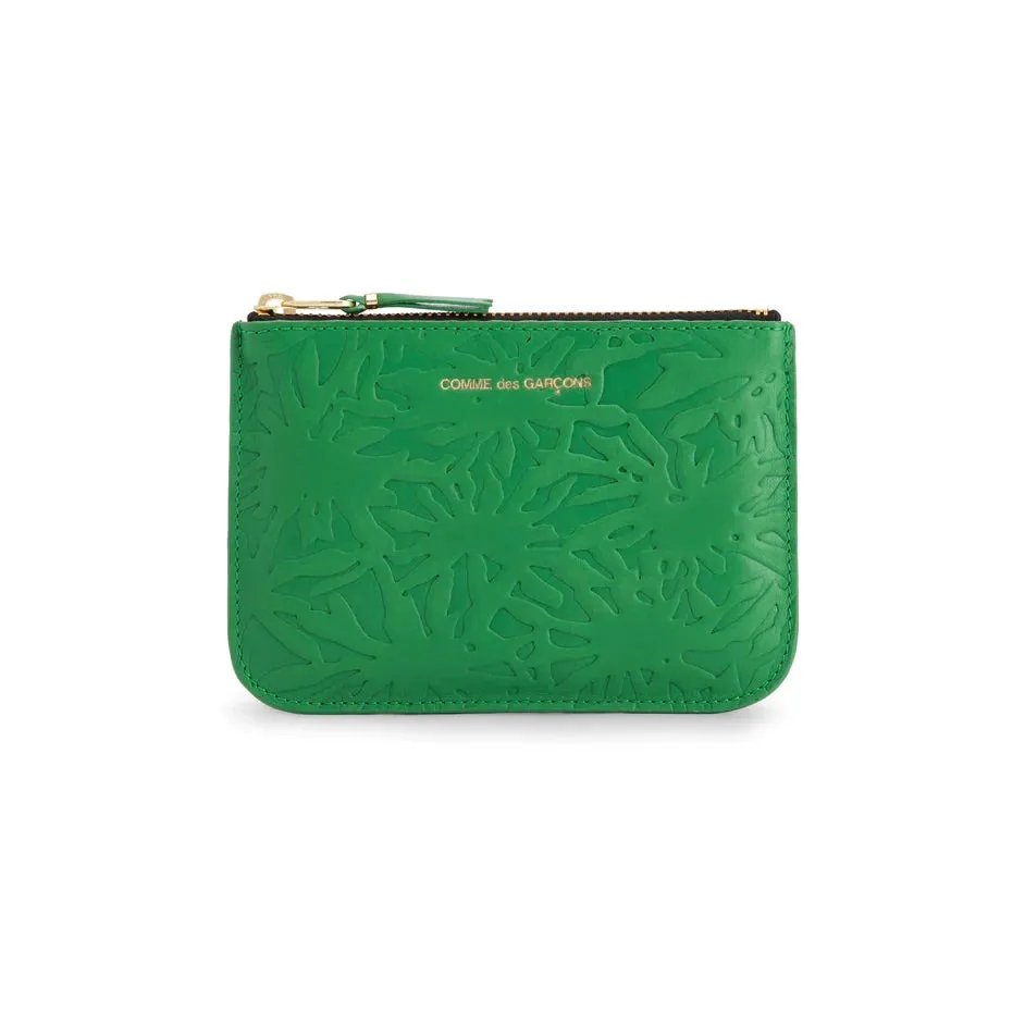 CDG Embossed Forest Wallet (Green SA8100EF)