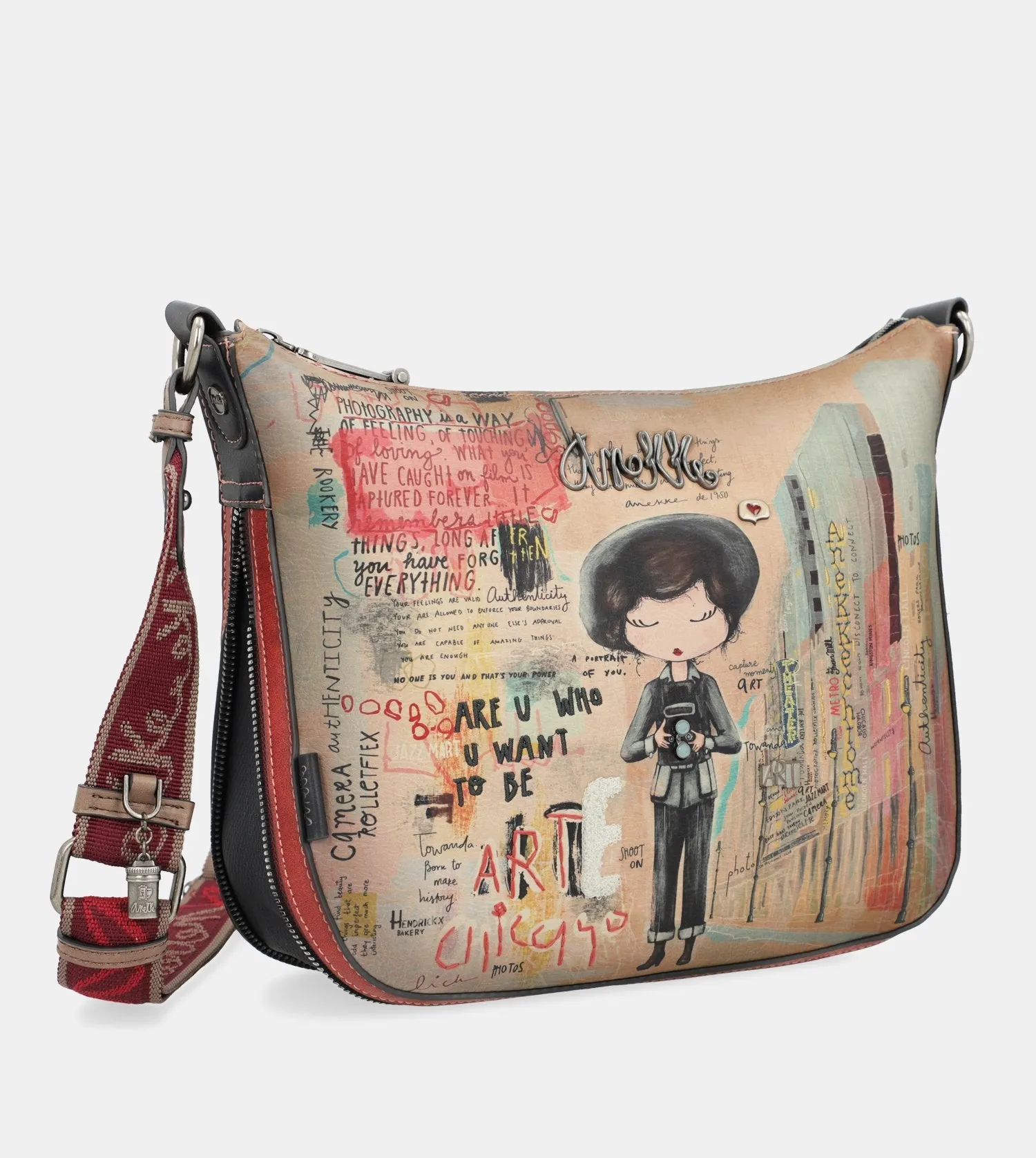 City Art large crossbody bag