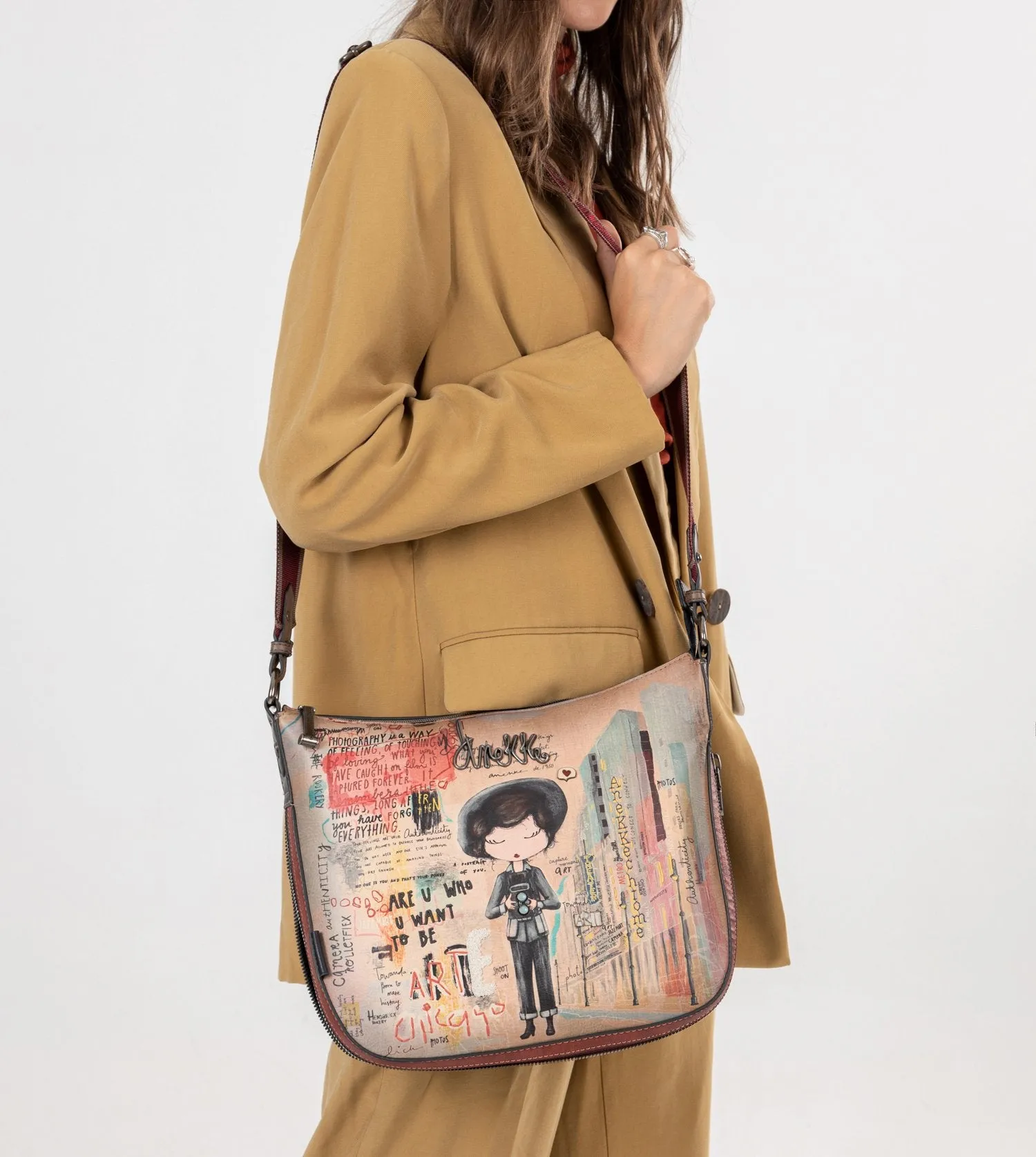 City Art large crossbody bag