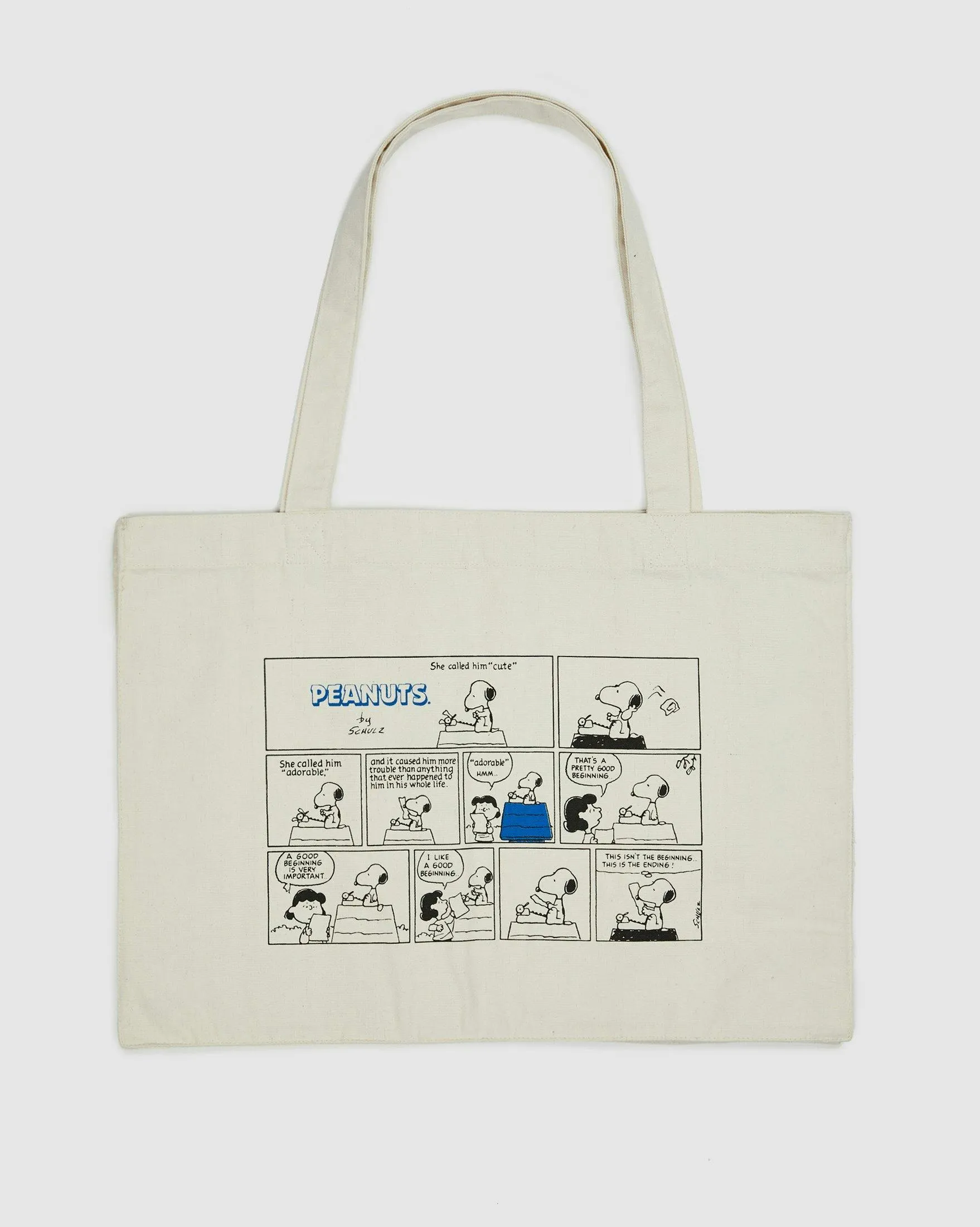 Colette Mon Amour x Soulland – Snoopy Comics White Totebag | Highsnobiety Shop