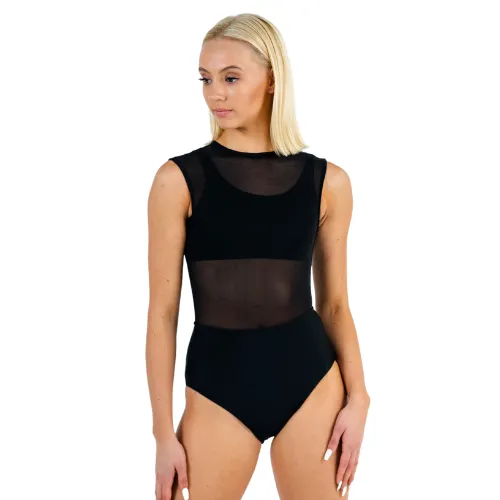 Epic Sleeveless Mesh Leotard