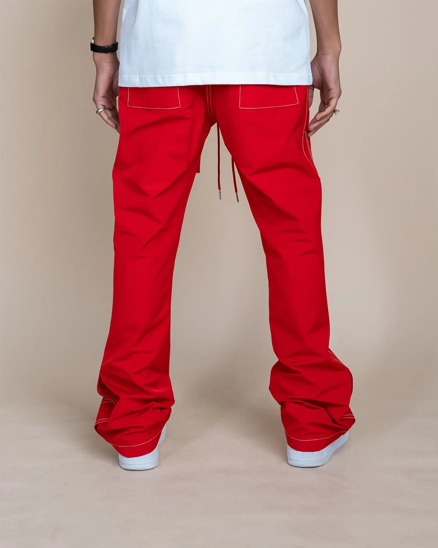 EPTM CENTRAL SNAP PANTS - RED