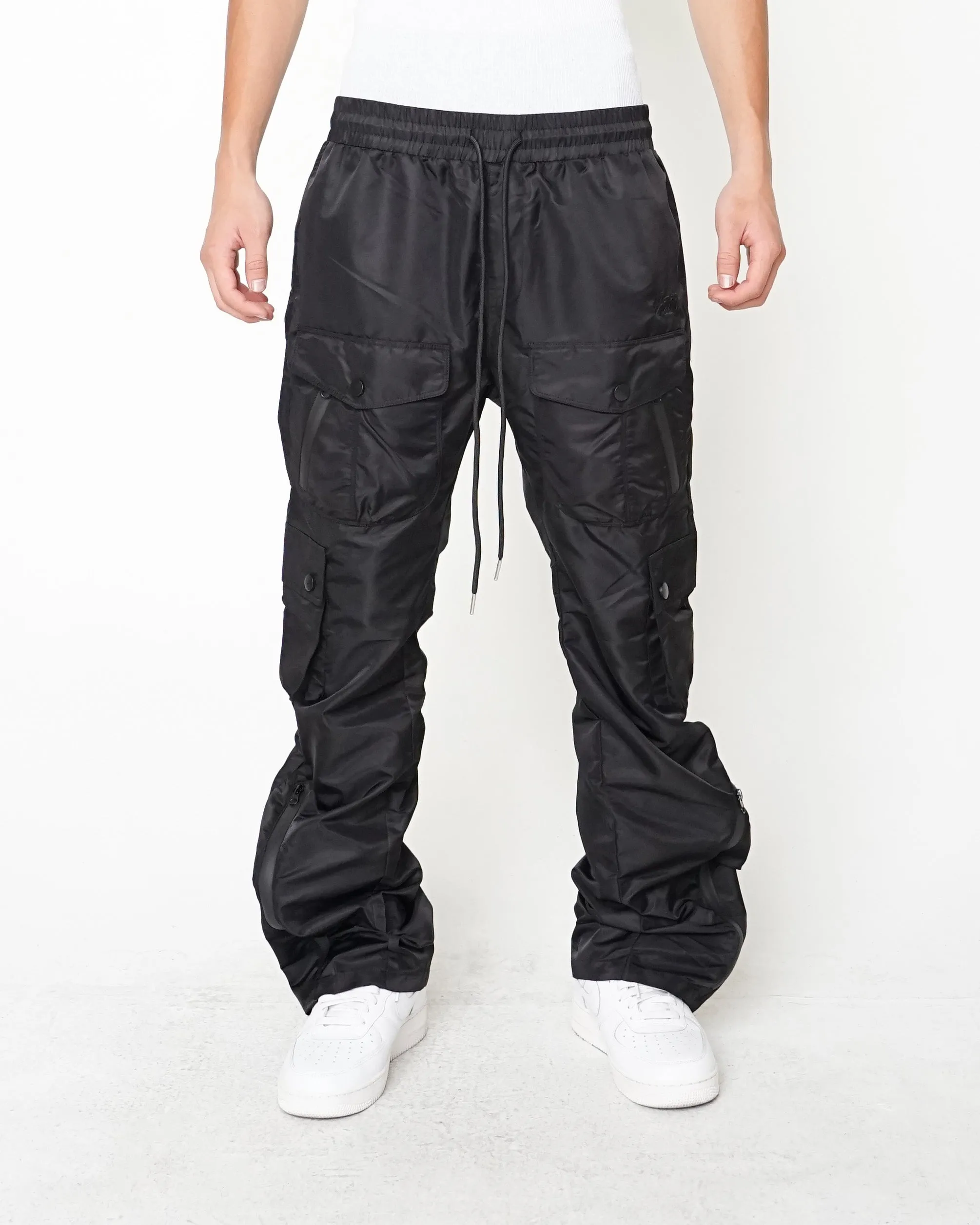 EPTM DOUBLE CARGO PANTS-BLACK