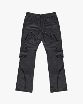 EPTM DOUBLE CARGO PANTS-BLACK