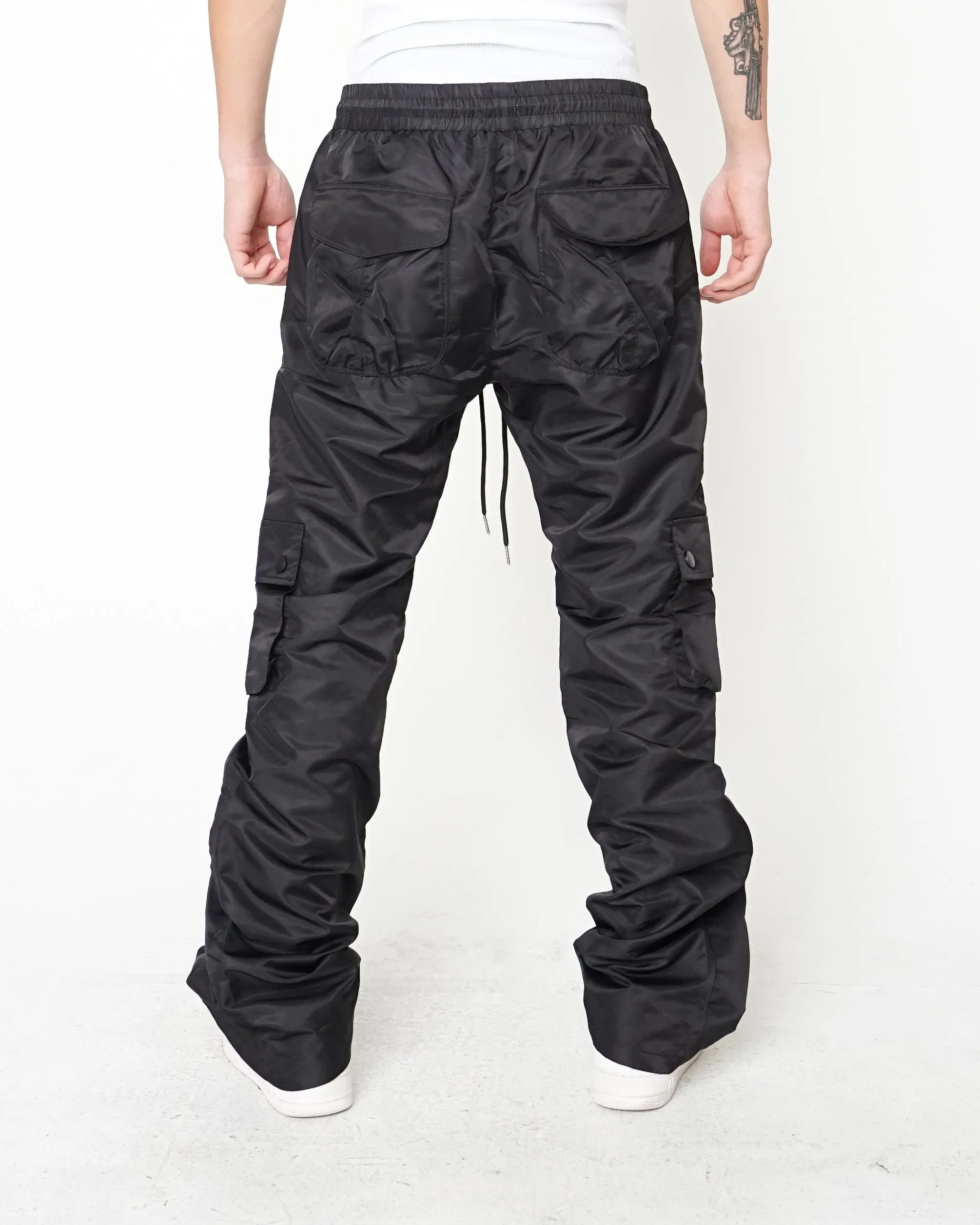 EPTM DOUBLE CARGO PANTS-BLACK