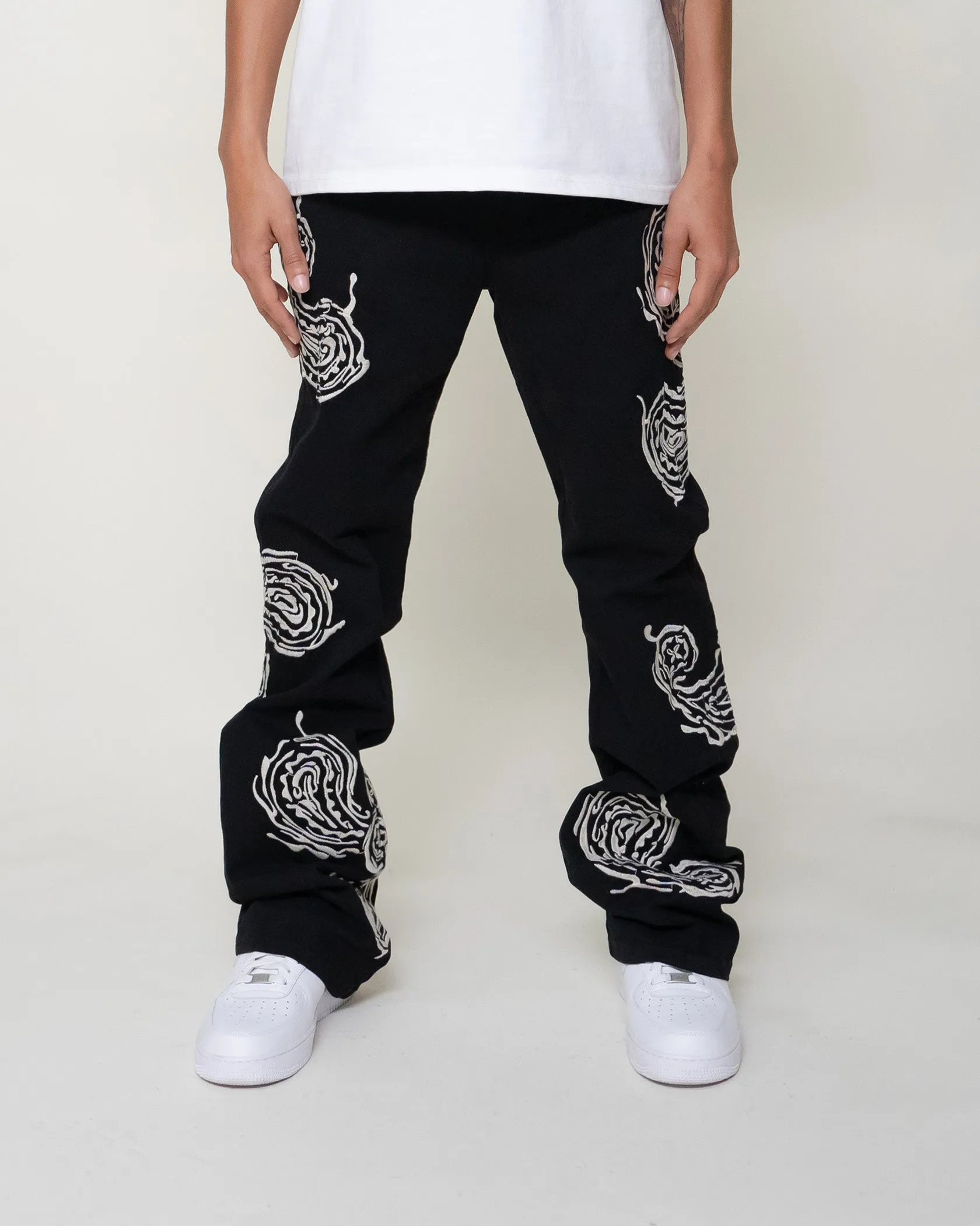 EPTM SEQUOIA FLARE PANTS-BLACK