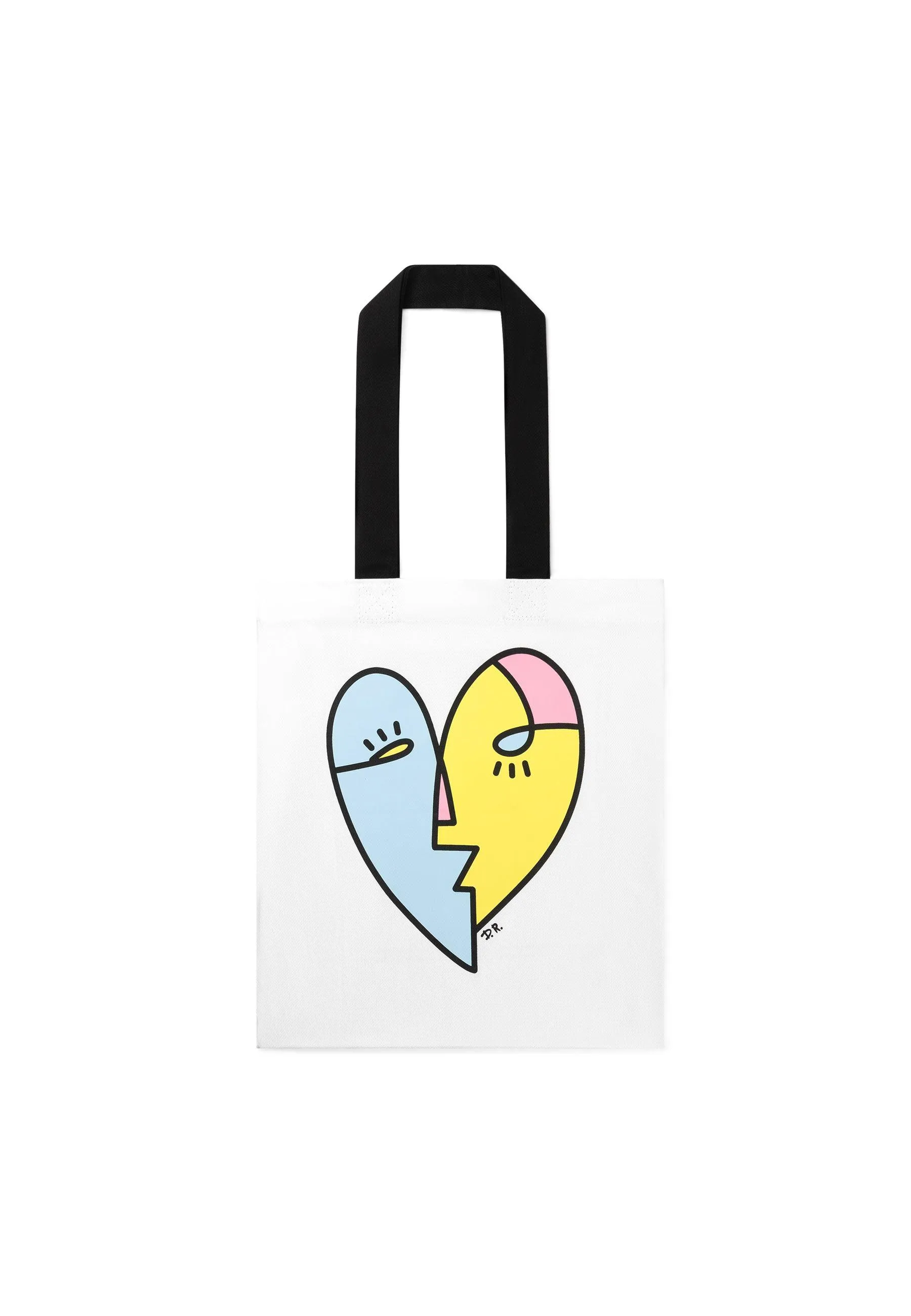 Heart Totebag WHITE