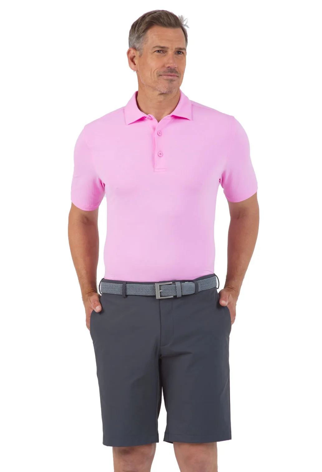 IBKUL Mens Polo Lt. Pink