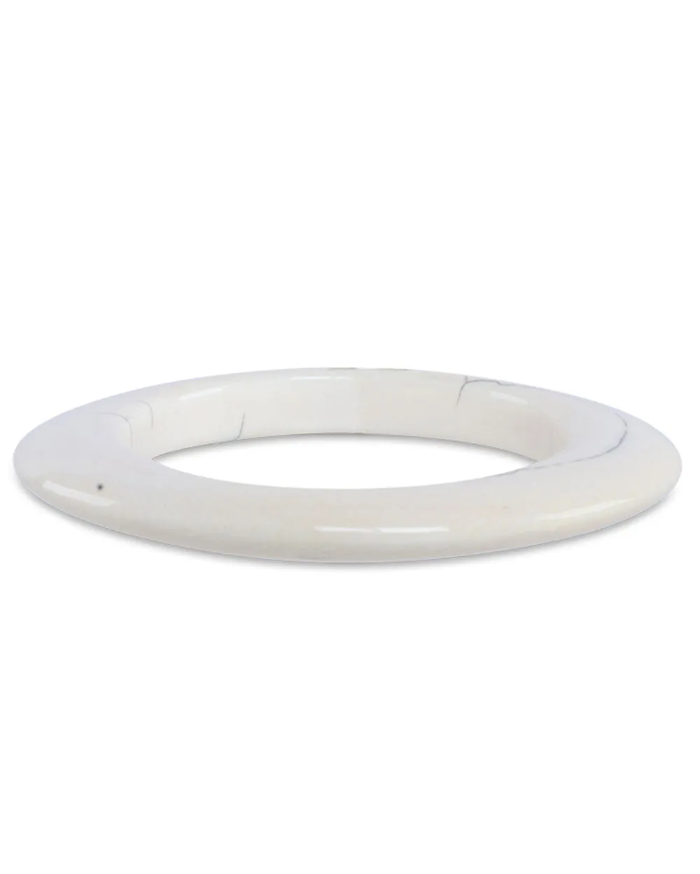 Ivory Vintage Oval Disc Bangle