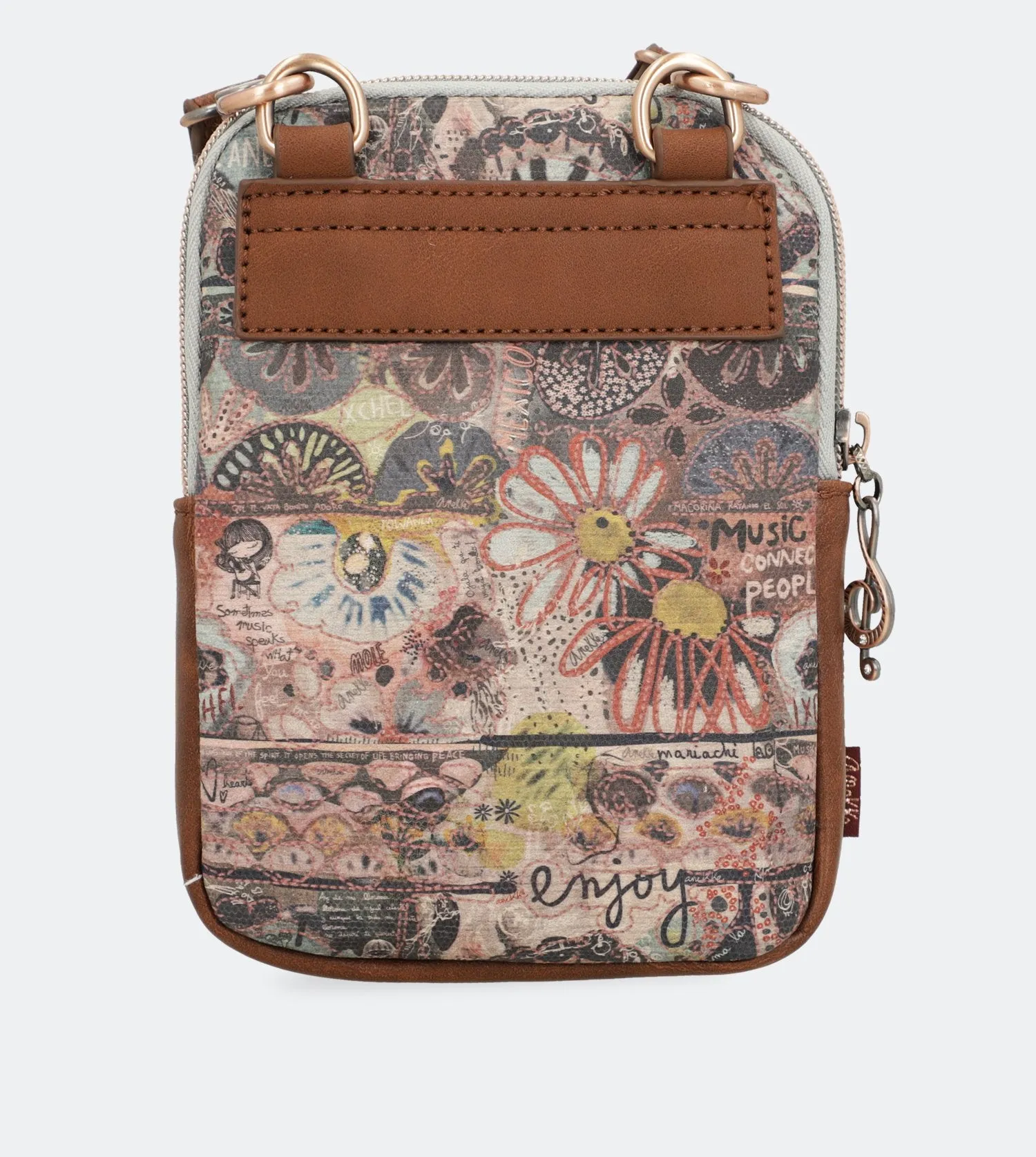 Ixchel Mini crossbody bag with a zip