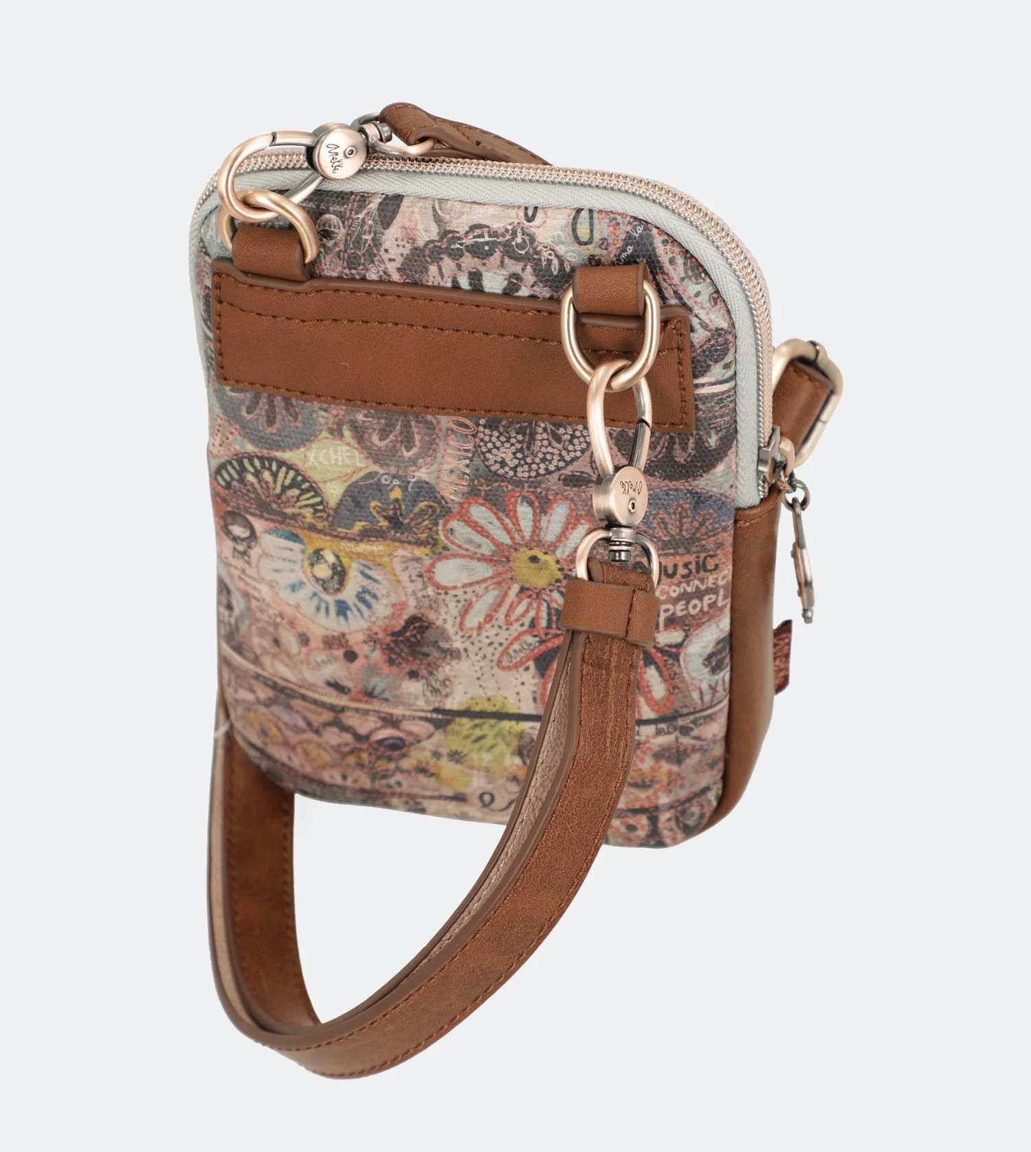 Ixchel Mini crossbody bag with a zip