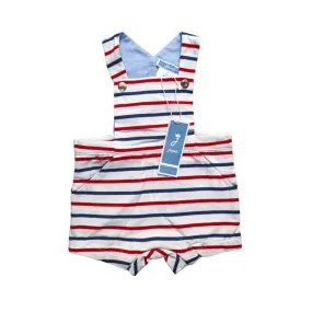 Jacadi Soft Cotton Stripe Overalls