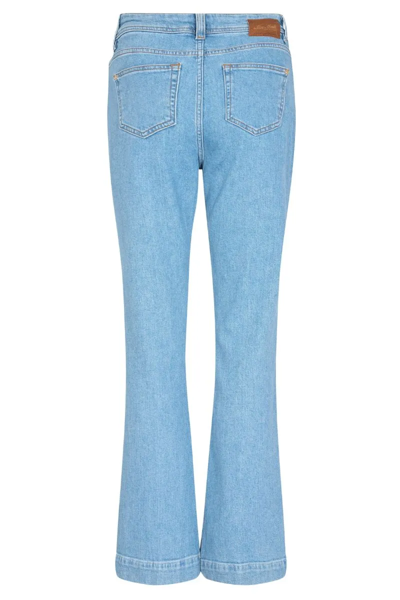 Jessica Kyoto Flare Jeans | Light Blue | Jeans fra Mos Mosh