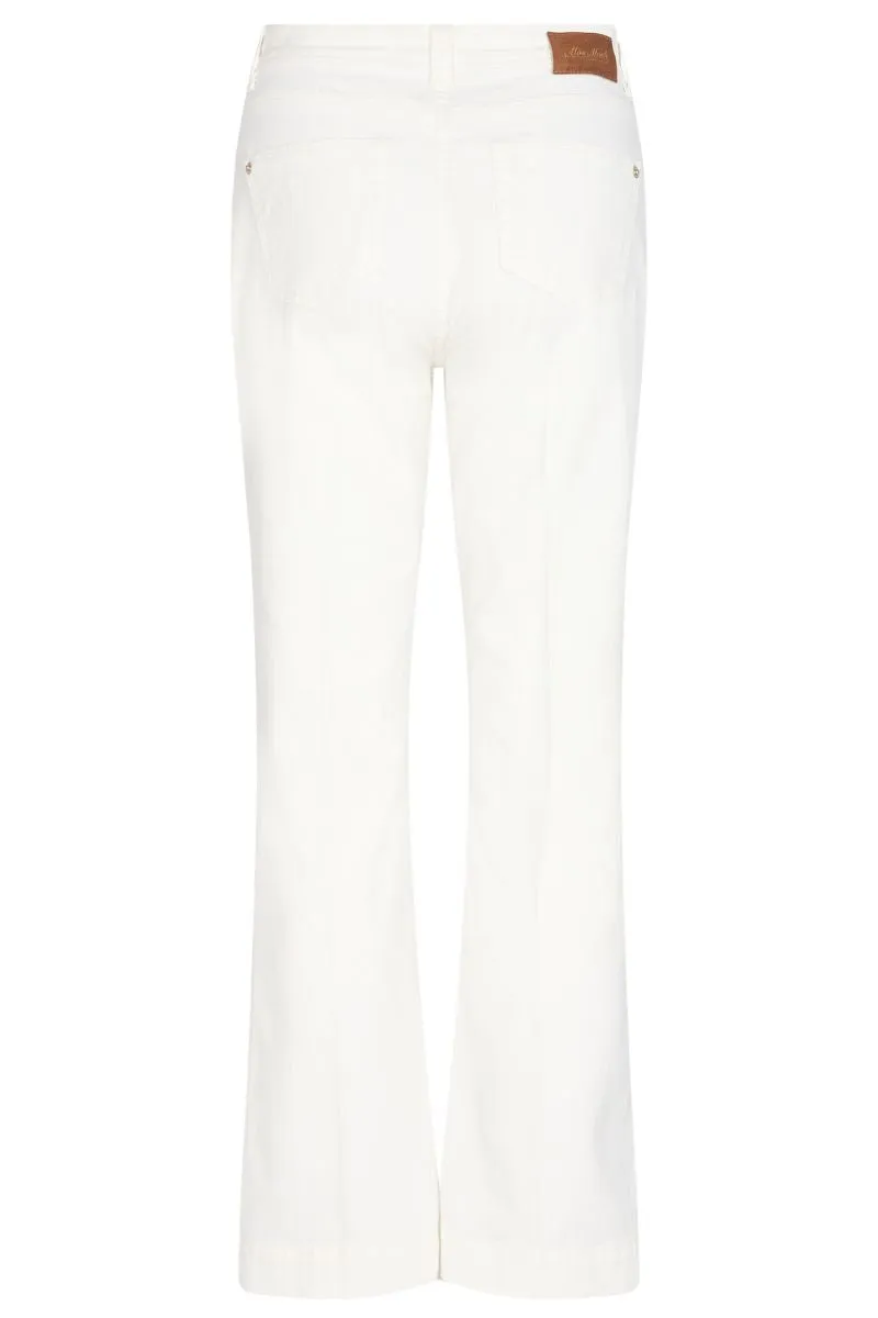 Jessica Spring Pant | White | Bukser fra Mos Mosh