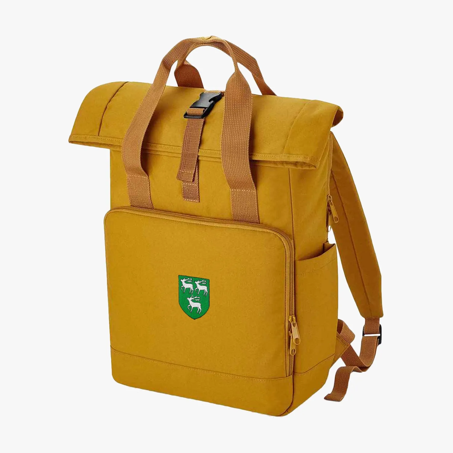 Jesus College Recycled Rolltop Laptop Backpack