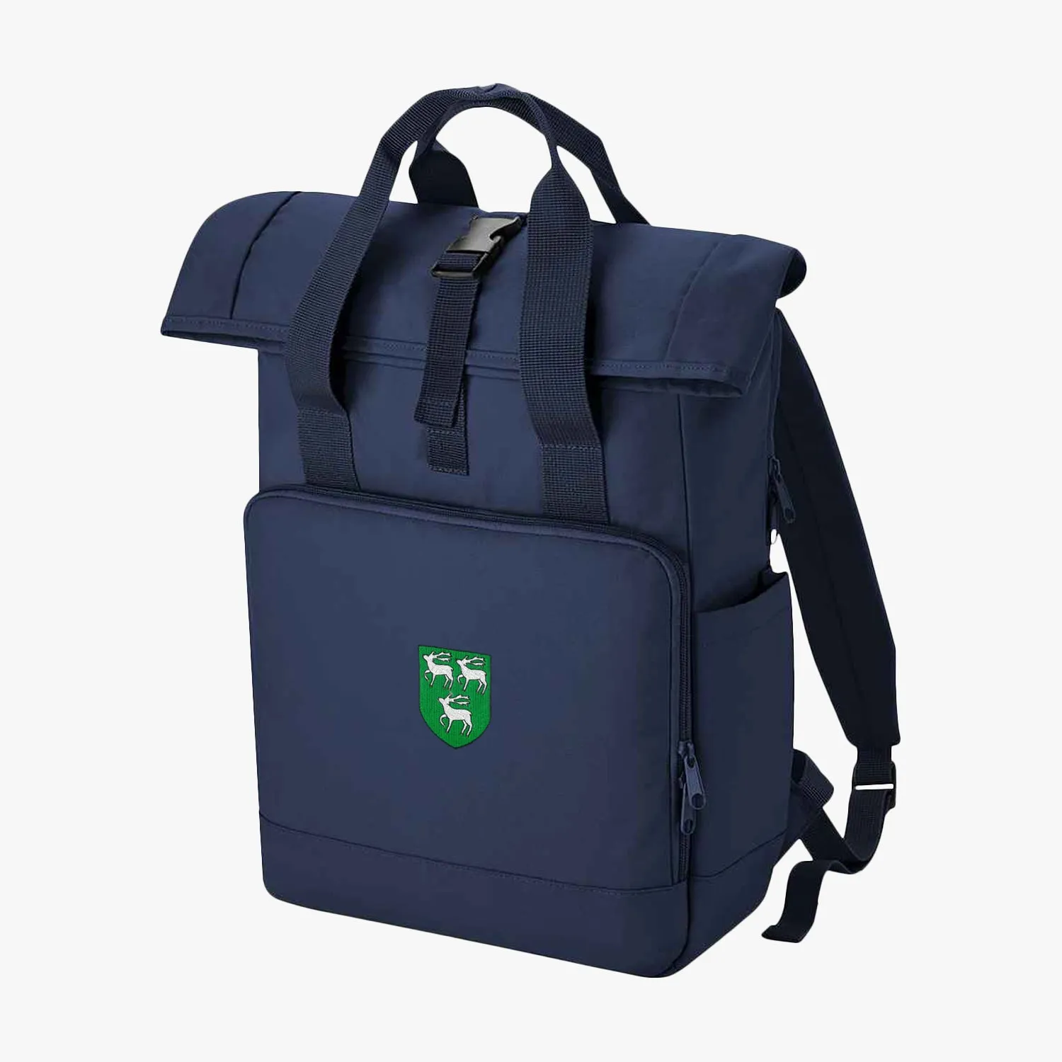 Jesus College Recycled Rolltop Laptop Backpack