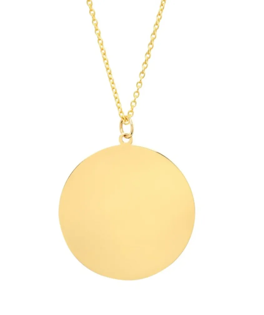 Jumbo Disc Necklace