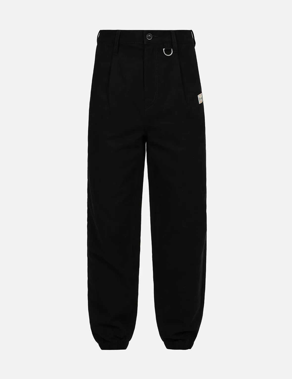 Kamon and Logo Embroidery Woven Jogger Pants