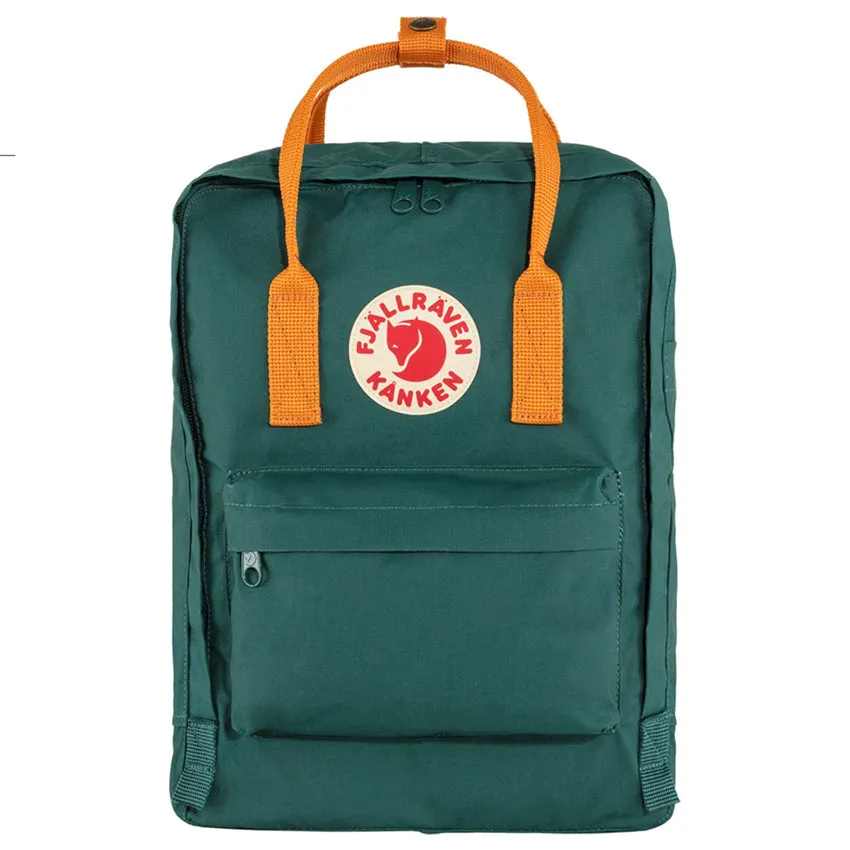 Knken Classic Backpack - Arctic Green & Spicy Orange