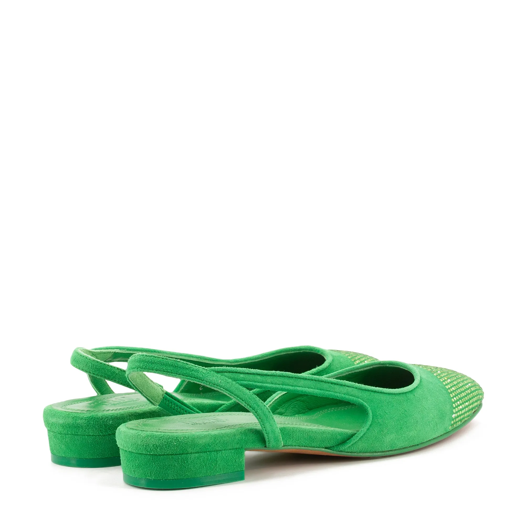 LILA GREEN BALLERINAS