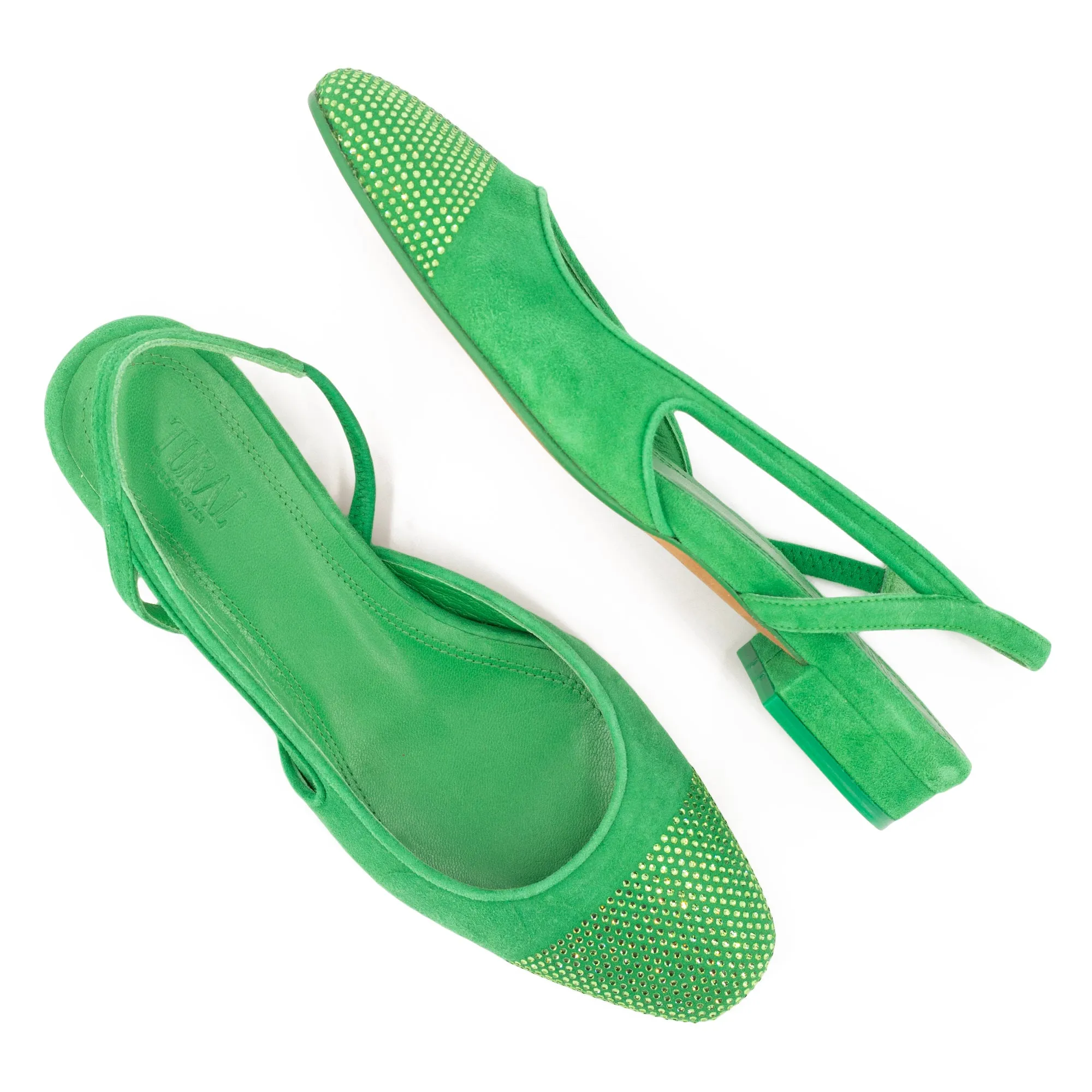 LILA GREEN BALLERINAS