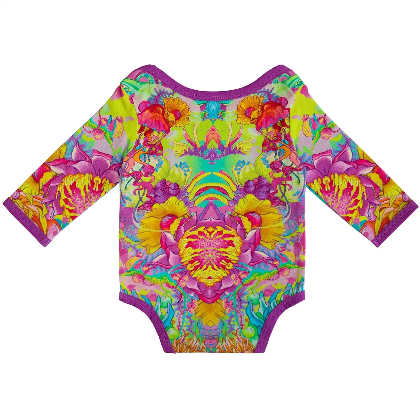 LONGSLEEVE 'BOTANICAL BLISS' BODY SUIT