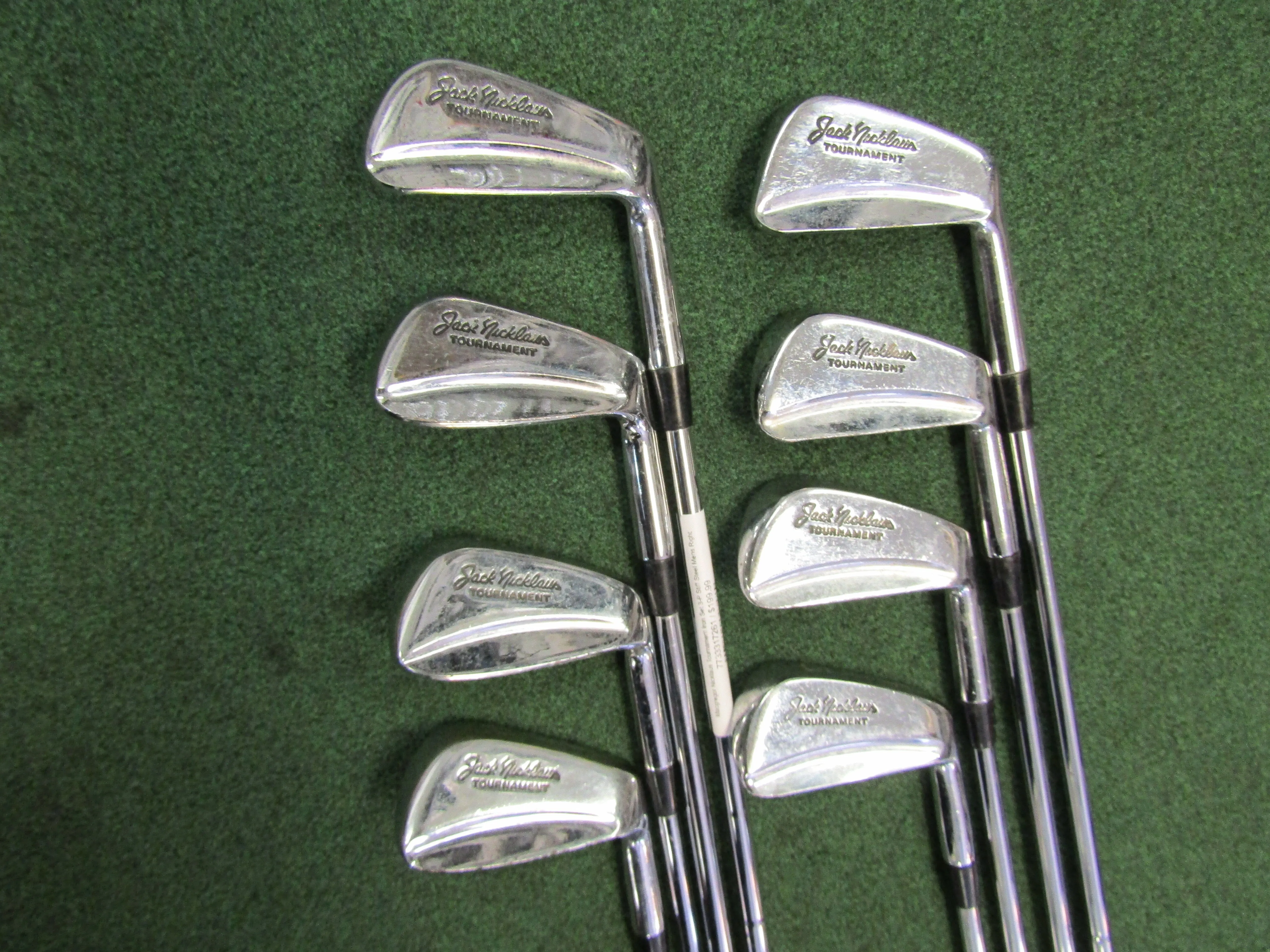 Macgregor Nicklaus Tournament Iron Set 3-PW Stiff Steel Mens Right