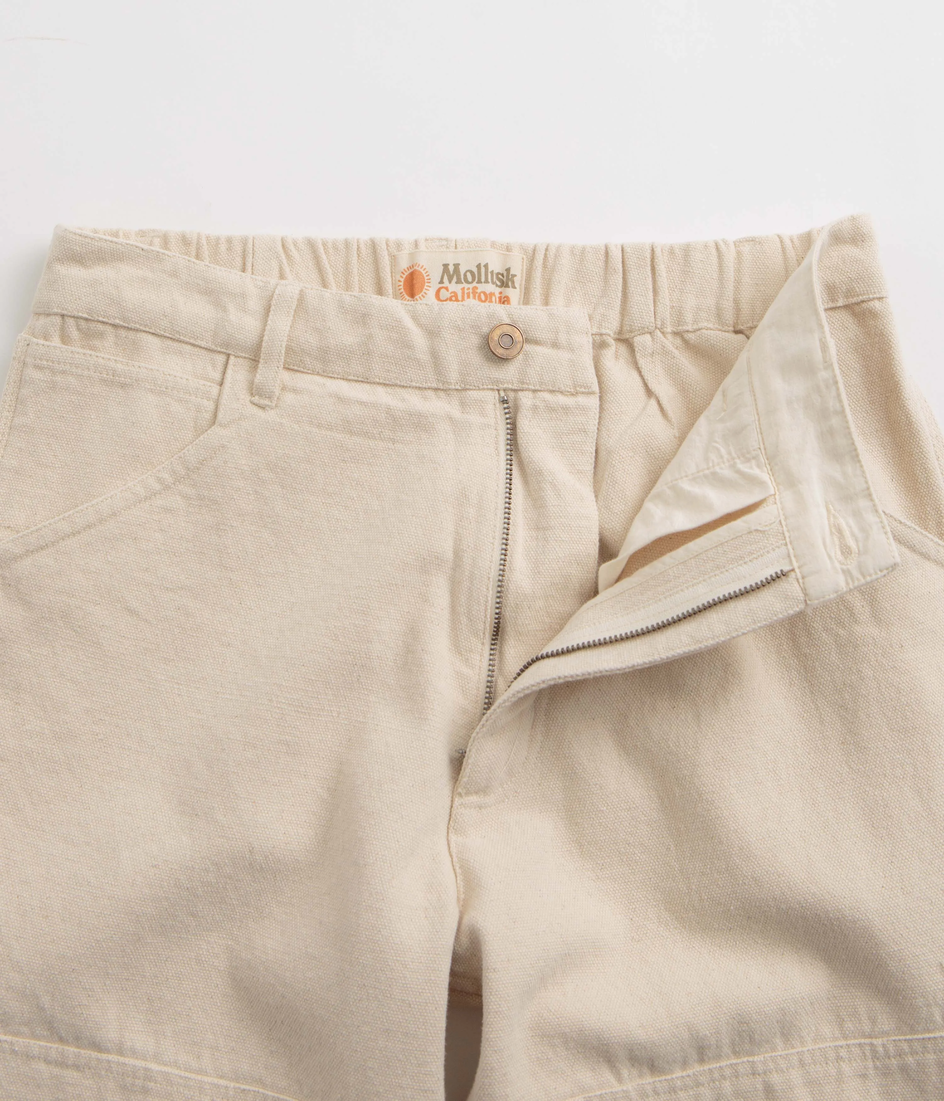 Mollusk Canvas Work Pants  - Natural