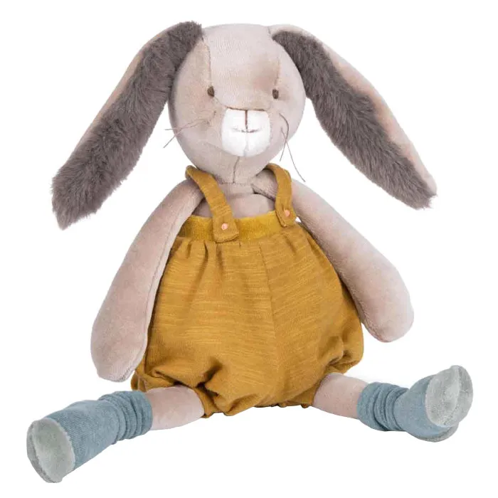 Moulin Roty Trois Petits Lapins Ochre Rabbit Soft Toy