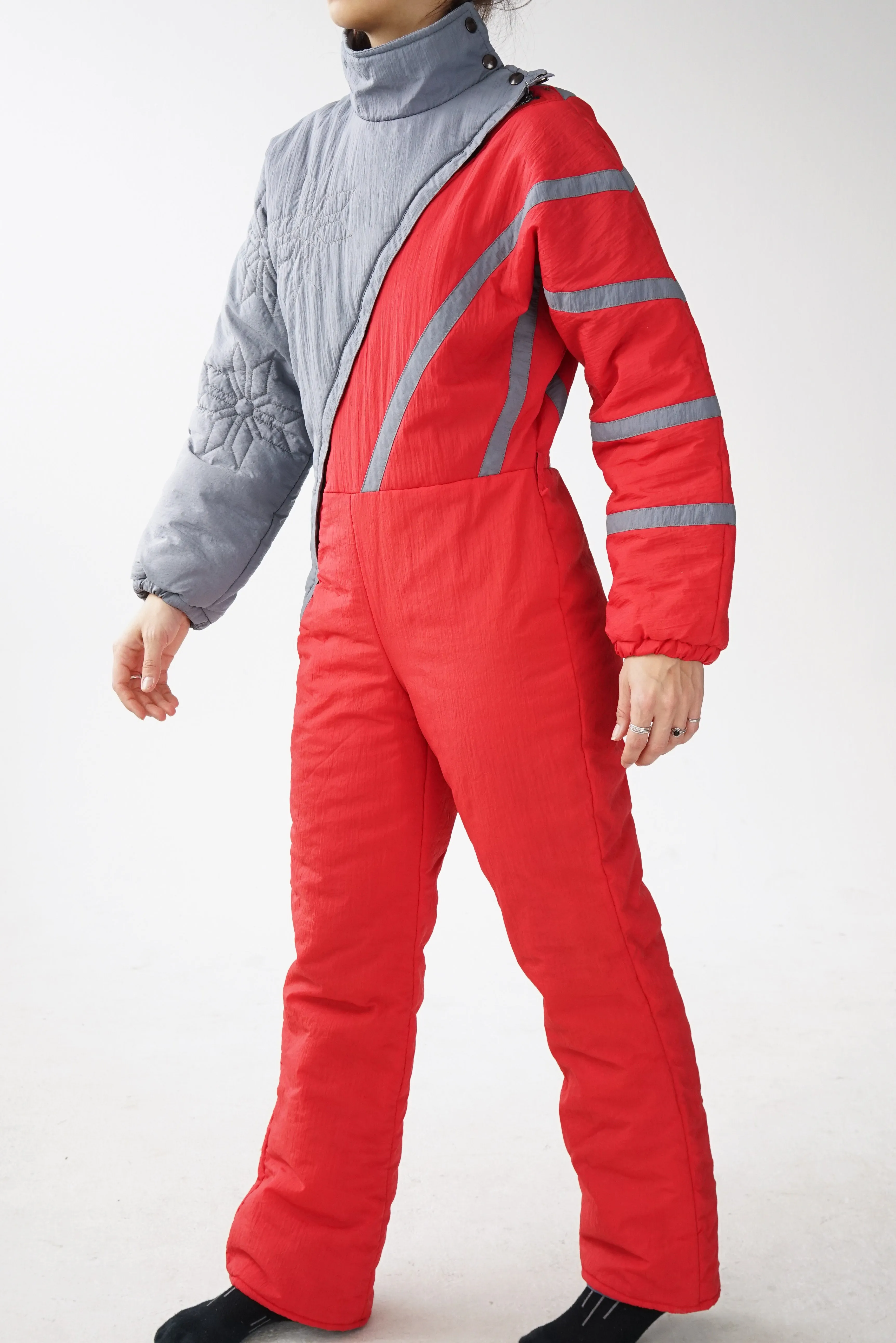 One piece ski suit asymétrique sans nom pour homme M