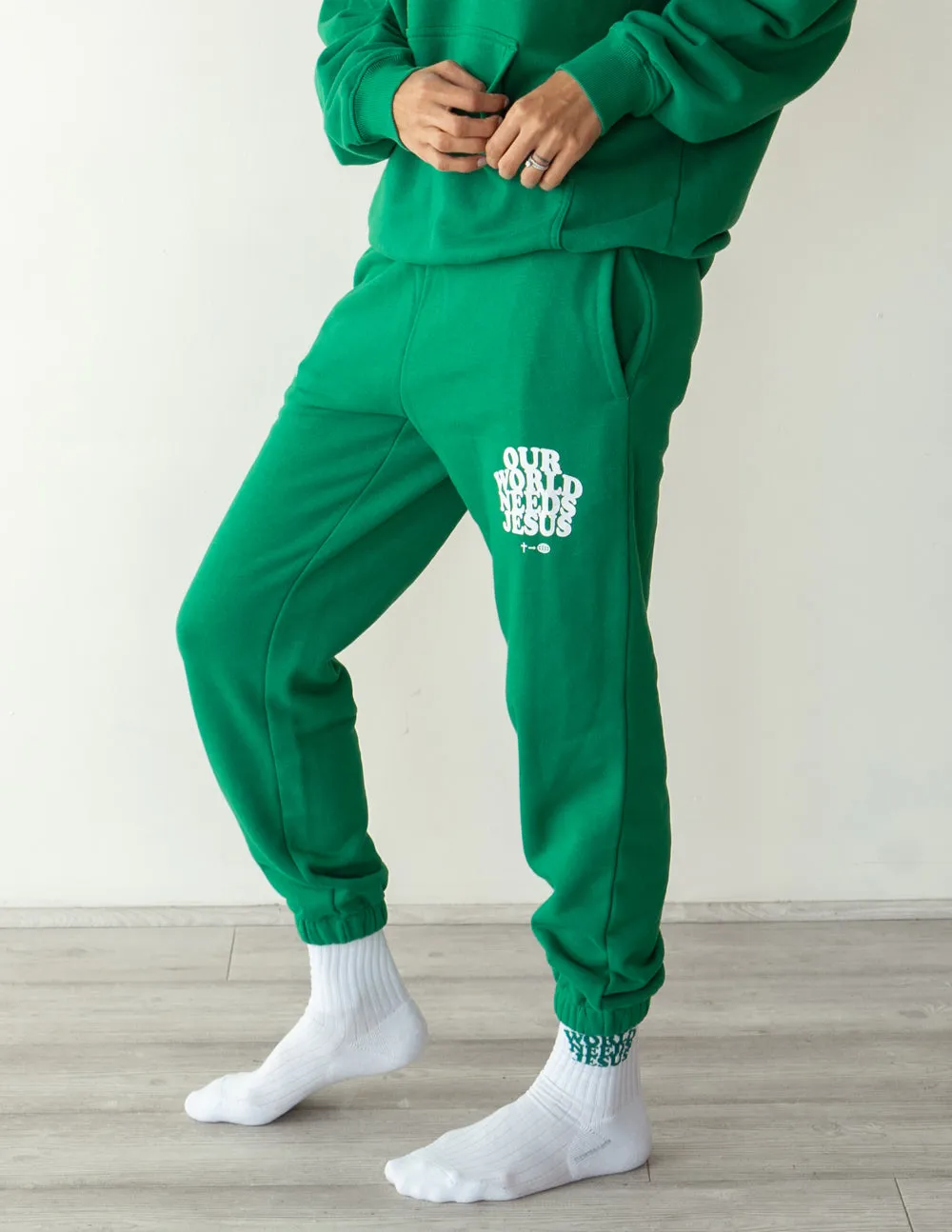 Our World Needs Jesus Unisex Sweatpant