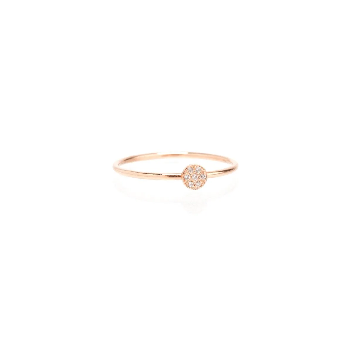 Pave Disc Ring