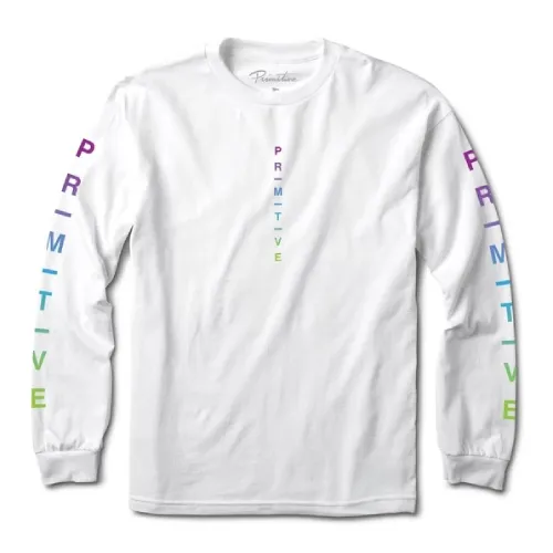 Primitive Moods Gradient Tee White